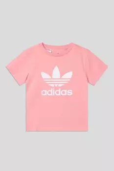 Футболка хлопковая с логотипом Adidas