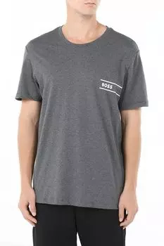 Футболка хлопковая с логотипом BOSS
