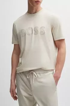 Футболка хлопковая с логотипом BOSS