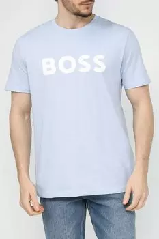 Футболка хлопковая с логотипом BOSS