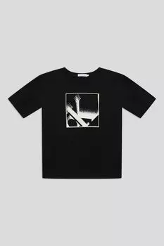 Футболка хлопковая с логотипом Calvin Klein Jeans