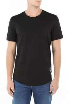 Футболка хлопковая с логотипом Calvin Klein Jeans