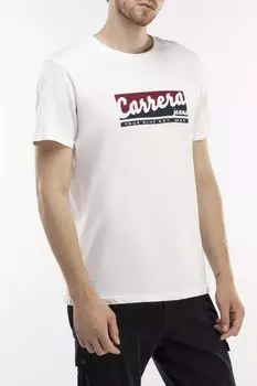 Футболка хлопковая с логотипом Carrera Jeans