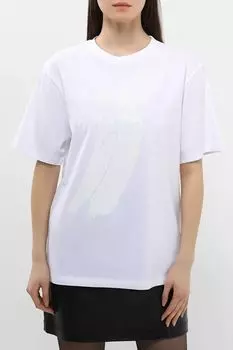 Футболка хлопковая с логотипом EMPORIO ARMANI