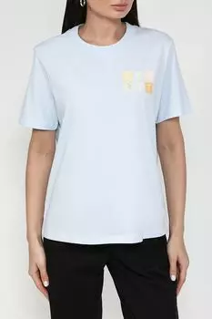 Футболка хлопковая с логотипом Esprit Casual