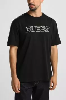 Футболка хлопковая с логотипом Guess