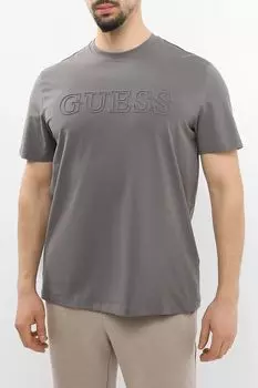 Футболка хлопковая с логотипом Guess