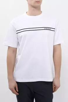 Футболка хлопковая с логотипом Guess Jeans