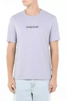 Футболка хлопковая с логотипом Guess Jeans