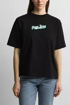 Футболка хлопковая с логотипом Guess Jeans