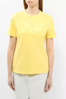 Футболка хлопковая с логотипом HUGO