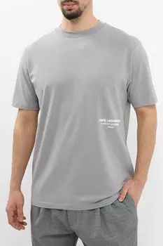 Футболка хлопковая с логотипом Karl Lagerfeld