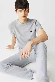 Футболка хлопковая с логотипом Lacoste