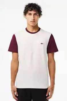 Футболка хлопковая с логотипом Lacoste
