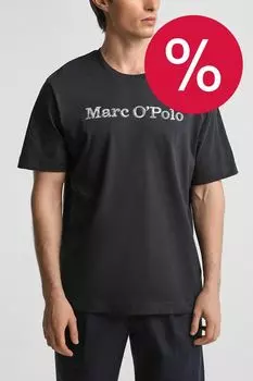 Футболка хлопковая с логотипом Marc O'Polo