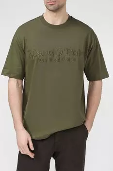 Футболка хлопковая с логотипом Marc O'Polo