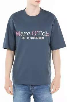 Футболка хлопковая с логотипом Marc O'Polo