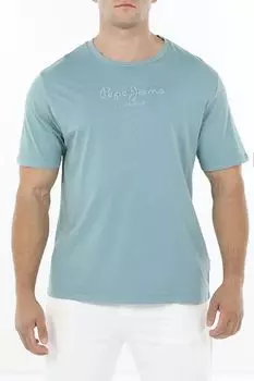 Футболка хлопковая с логотипом PEPE JEANS