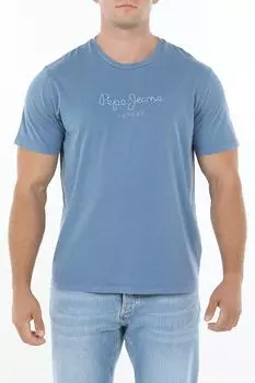 Футболка хлопковая с логотипом PEPE JEANS