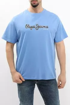 Футболка хлопковая с логотипом PEPE JEANS