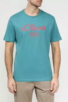 Футболка хлопковая с логотипом s.Oliver