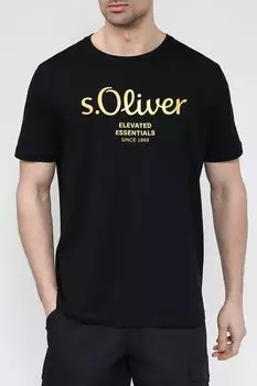 Футболка хлопковая с логотипом s.Oliver