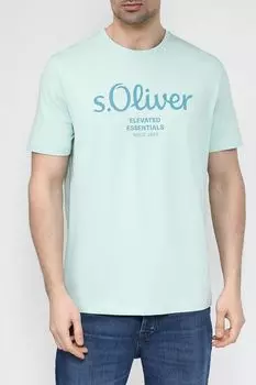Футболка хлопковая с логотипом s.Oliver