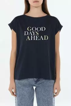 Футболка хлопковая с логотипом s.Oliver