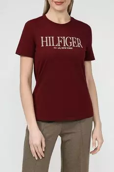 Футболка хлопковая с логотипом Tommy Hilfiger