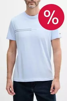 Футболка хлопковая с логотипом Tommy Jeans