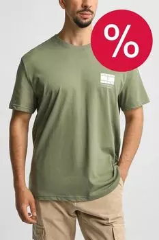 Футболка хлопковая с логотипом Tommy Jeans