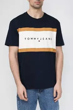Футболка хлопковая с логотипом Tommy Jeans