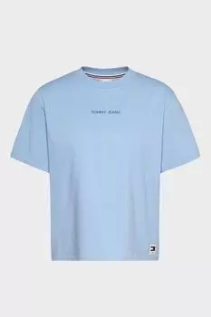 Футболка хлопковая с логотипом Tommy Jeans