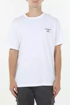 Футболка хлопковая с логотипом Tommy Jeans