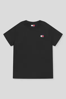 Футболка хлопковая с логотипом Tommy Jeans