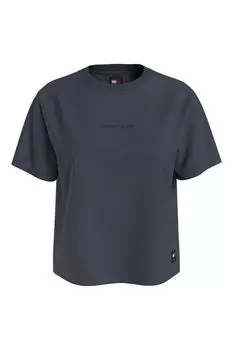 Футболка хлопковая с логотипом Tommy Jeans