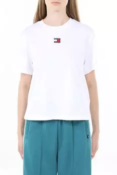 Футболка хлопковая с логотипом Tommy Jeans