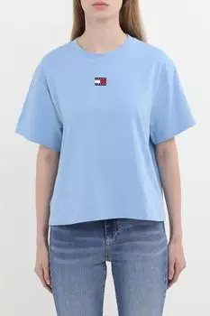 Футболка хлопковая с логотипом Tommy Jeans