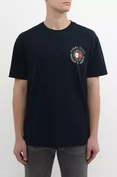 Футболка хлопковая с логотипом Tommy Jeans