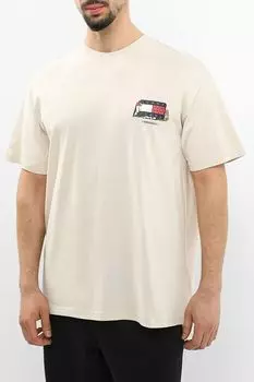 Футболка хлопковая с логотипом Tommy Jeans