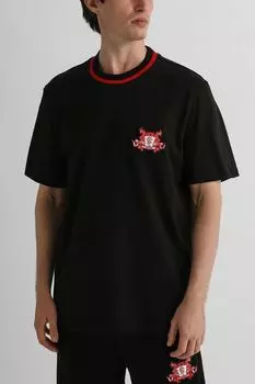 Футболка хлопковая с нашивкой HUGO