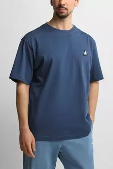 Футболка хлопковая с нашивкой логотипа BOSS