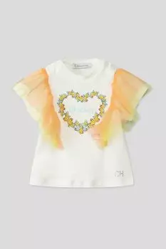 Футболка хлопковая с объемными рукавами Choupette