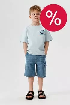 Футболка хлопковая с принтом ACOOLA