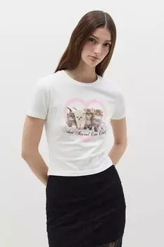 Футболка хлопковая с принтом Baby Angel