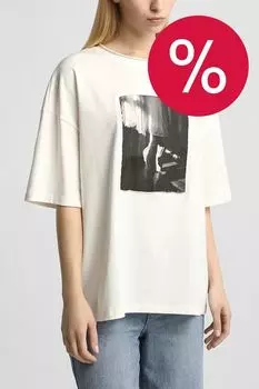 Футболка хлопковая с принтом Балерина, пуанты ARTOGRAPH