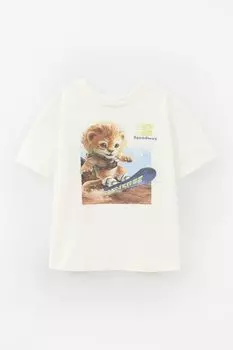 Футболка хлопковая с принтом Bell Bimbo