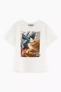 Футболка хлопковая с принтом Bell Bimbo