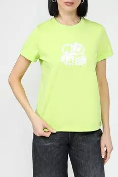 Футболка хлопковая с принтом BELUCCI