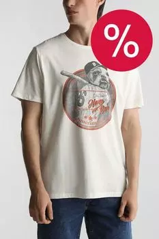 Футболка хлопковая с принтом Blend